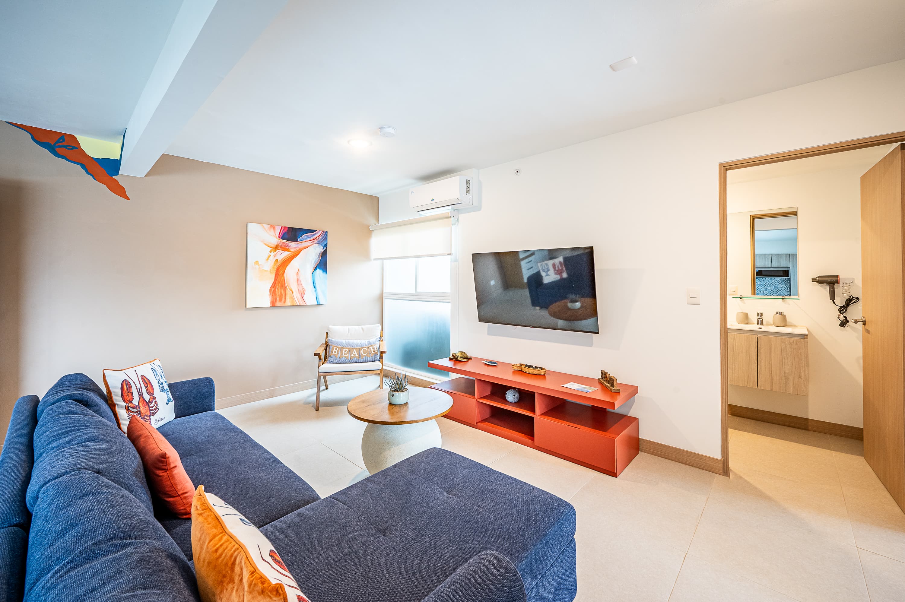 Living room seating area