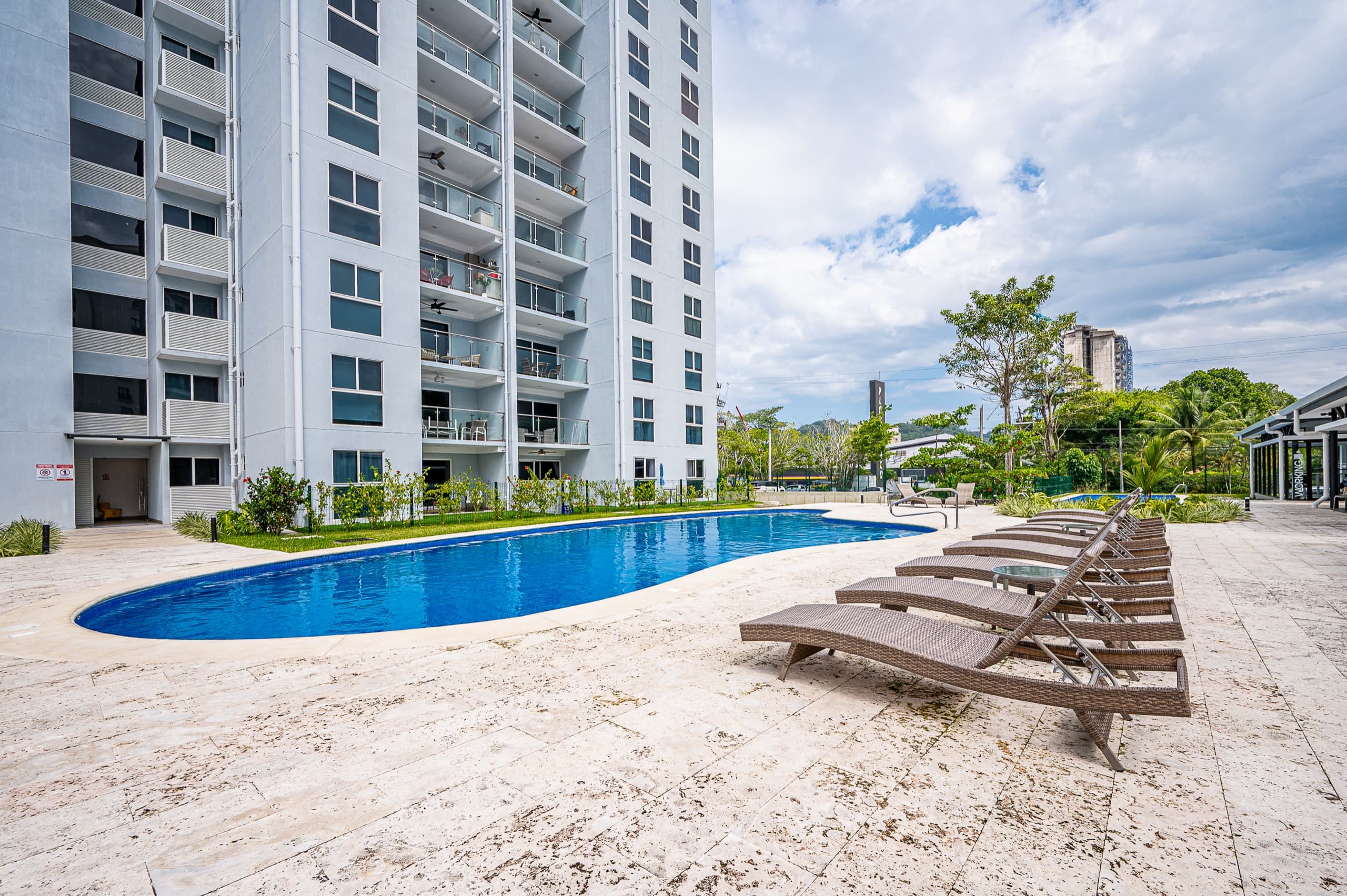 Pools at the Viva Jaco building